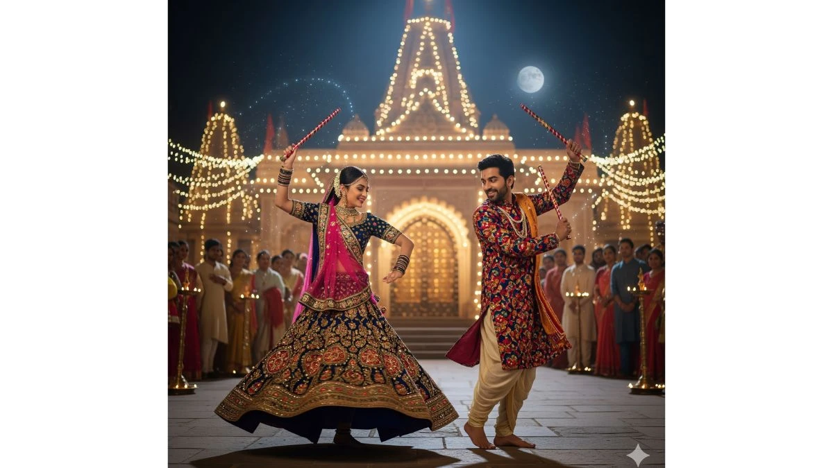 10 Best Navratri Couple Gemini AI Photo Editor Prompts Copy Paste: Create Stunning Dandiya Photos for Couples in Seconds