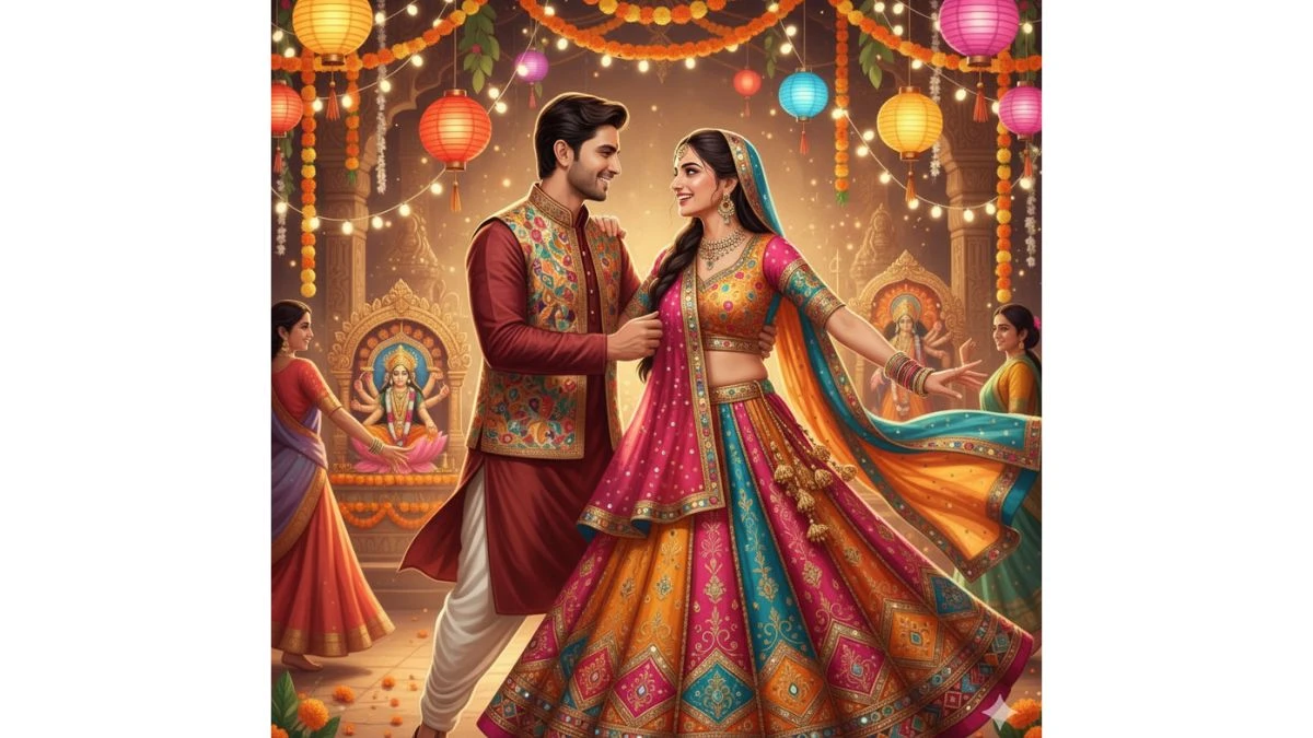 10 Best Navratri Couple Gemini AI Photo Editor Prompts Copy Paste: Create Stunning Dandiya Photos for Couples in Seconds