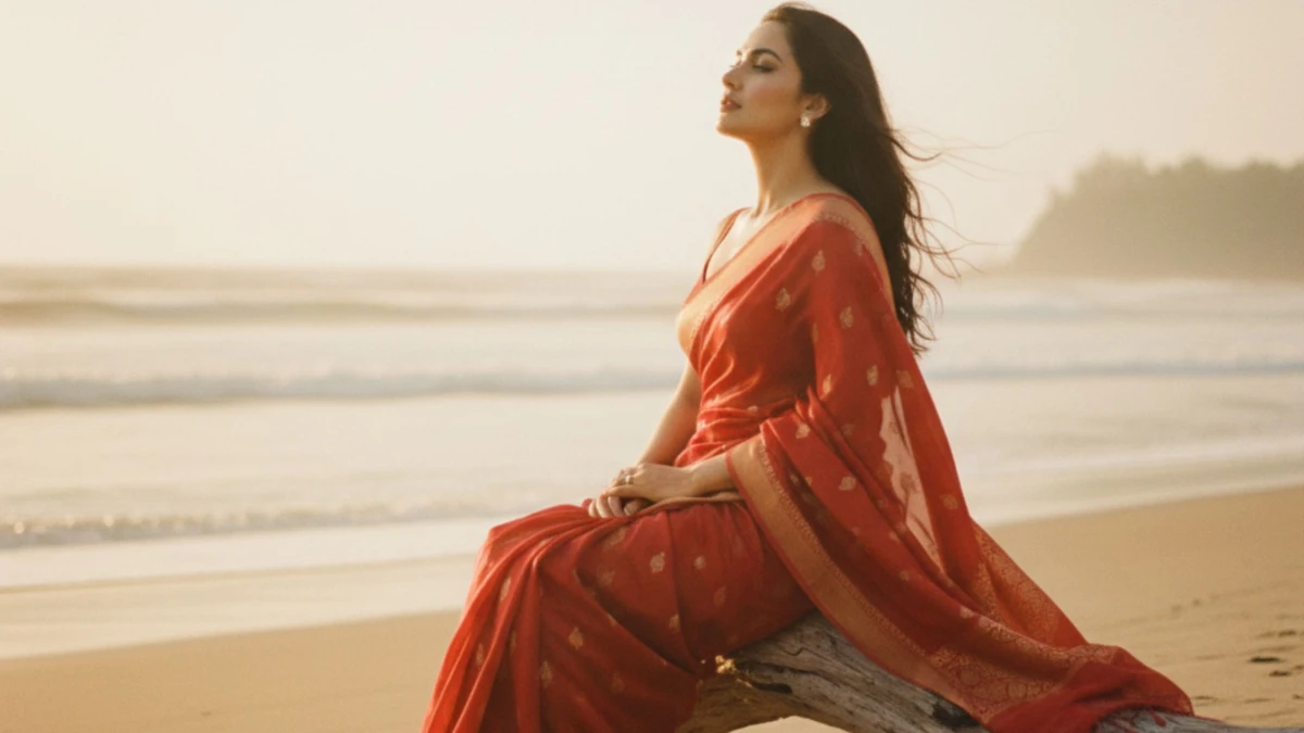 10+ Vintage Retro-style Gemini AI Photo Prompts for Saree Look