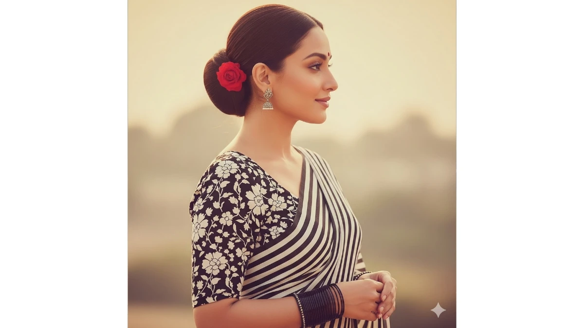10 Free Gemini AI Photo Editing Prompts Copy Paste For Girls: Now Create Bollywood Retro Style and Cinematic Saree Photos