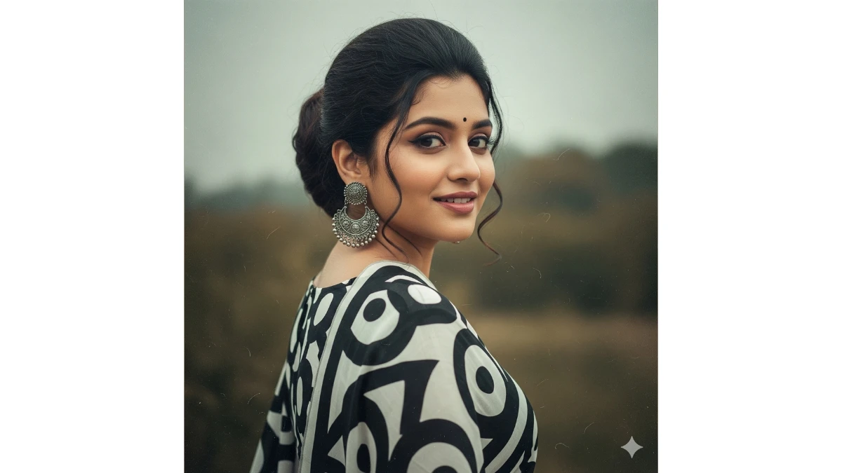 10 Free Gemini AI Photo Editing Prompts Copy Paste For Girls: Now Create Bollywood Retro Style and Cinematic Saree Photos