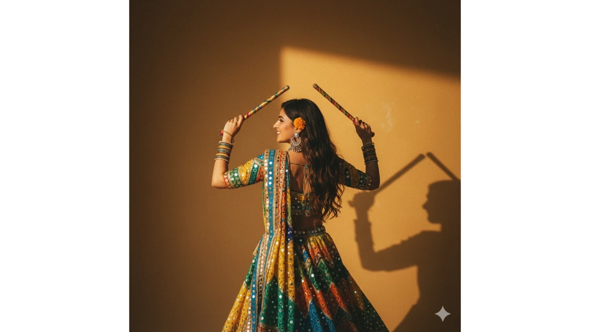 7 Easy Gemini AI Photo Editing Prompts to create Realistic Dandiya and Garba Night Images