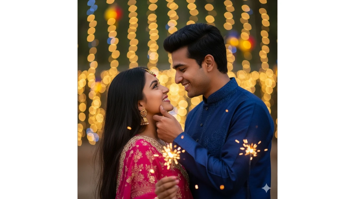 20 Diwali Celebration Gemini Nano Banana AI Photo Editing Prompts Copy Paste for Couples