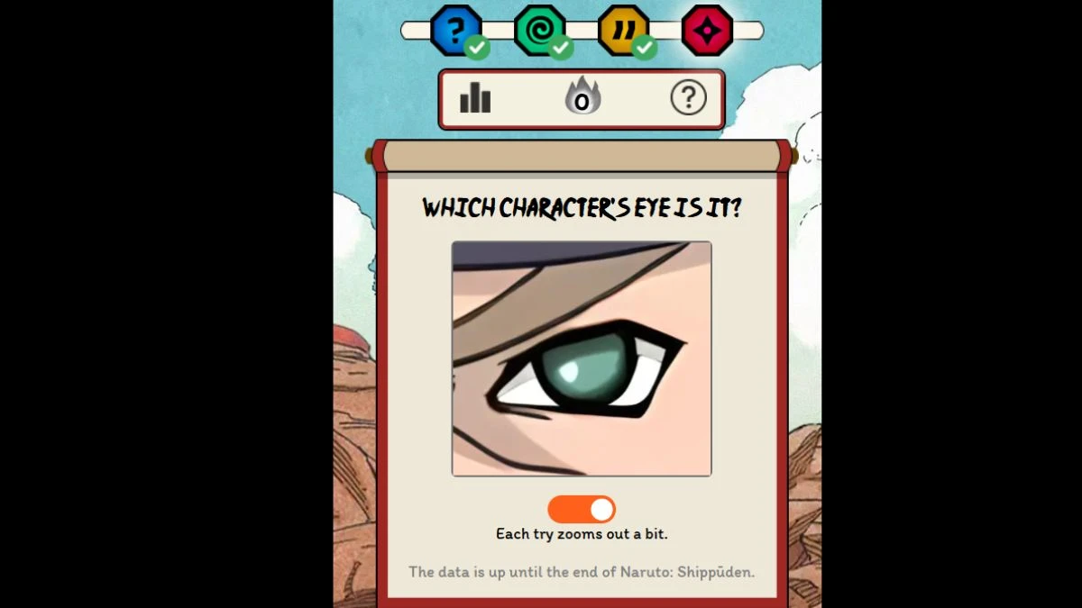 Narutodle Answers Today 15th September 2025: Classic, Jutsu, Quote, Eye