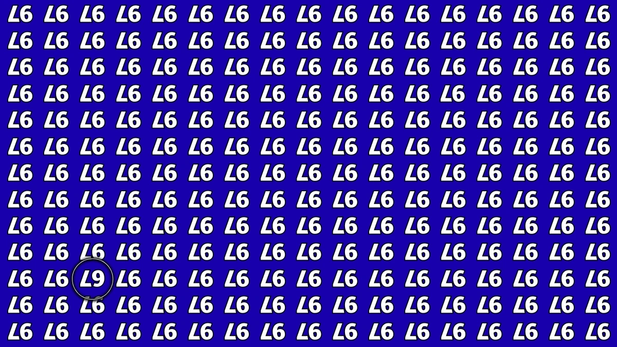 Optical Illusion IQ Test: Are You A Genius? Within 6 Seconds Spot The Inverted 67 among Inverted 97s
