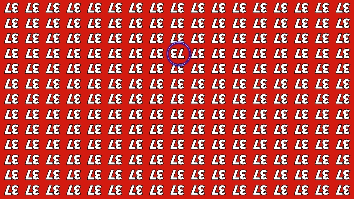 Optical Illusion IQ Test: Are You A Genius? Within 6 Seconds Spot The Inverted 73 among Inverted 37s
