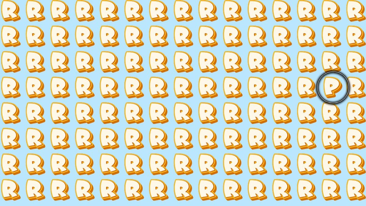Optical Illusion: Within 6 Seconds Spot The Letter P among Rs