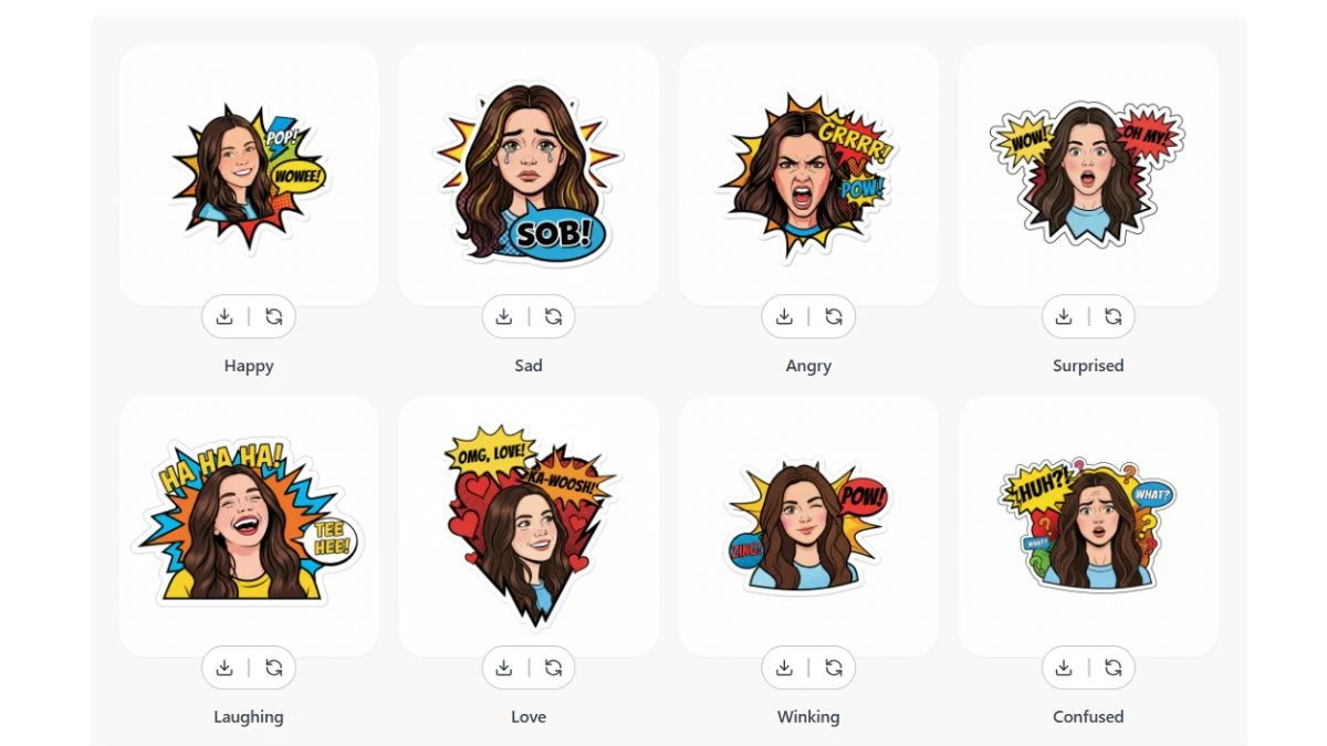 Turn Any Image Into a Custom Sticker Set Using Gemini Ai Nano Banana Template Made in Canvas