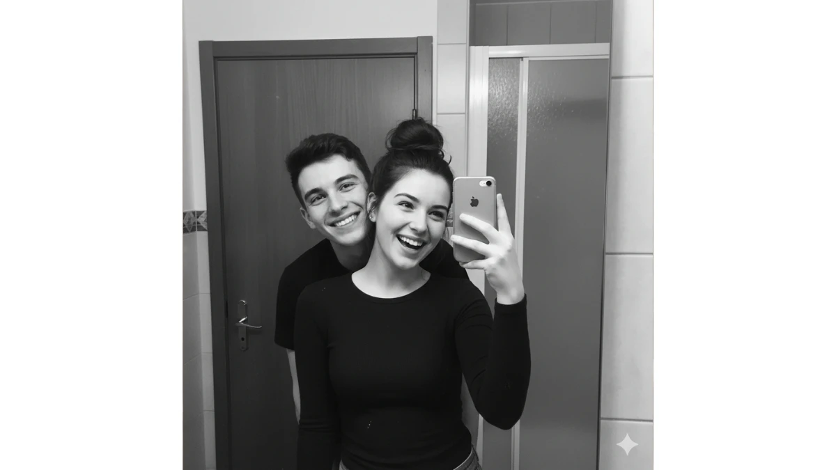 10 Portrait Mirror Selfie Photo Editing Gemini AI Prompts Copy Paste for Couples