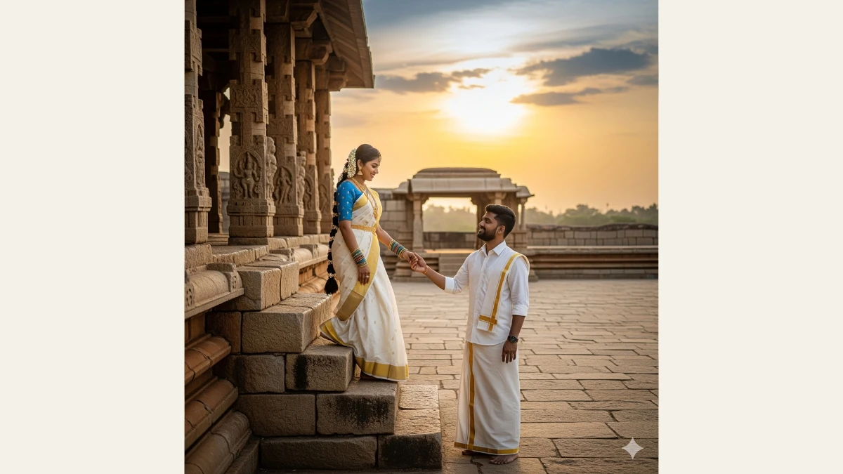 15 Free Gemini AI Photo Editor Prompts Copy Paste For Pre-wedding Photo Shoots