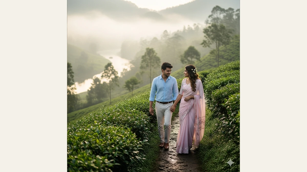 15 Free Gemini AI Photo Editor Prompts Copy Paste For Pre-wedding Photo Shoots