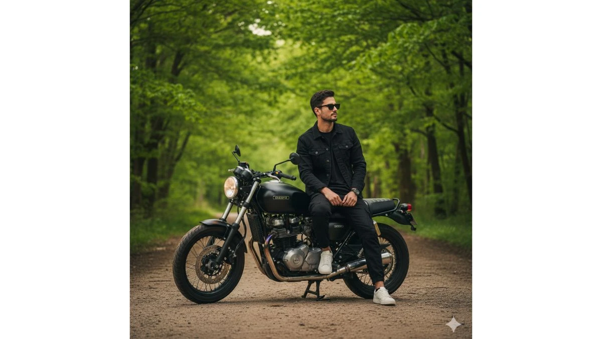 10 Simple Gemini AI Photo Editor Prompts For Men with Bikes Create DSLR-level Realistic and Professional-Style Al Portraits