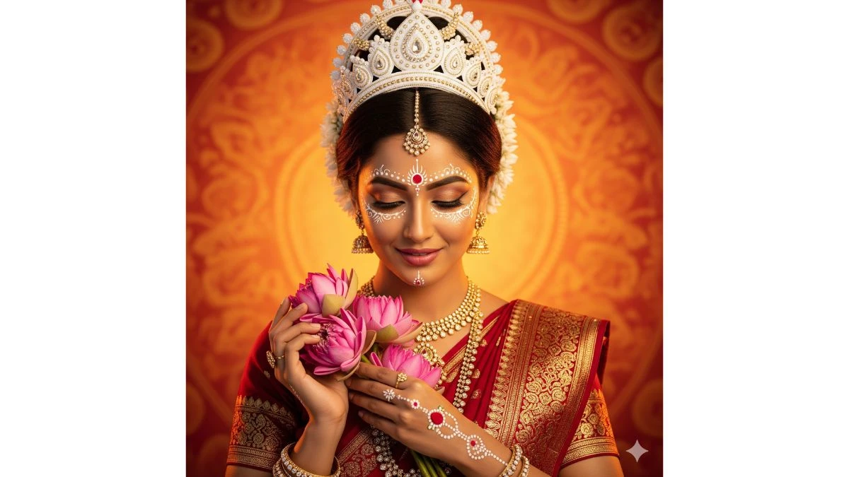 10 Free Durga Puja and Navratri Gemini Ai Photo Editor Prompts Copy Paste for Girls: Create Vibrant Chaniya-choli Edits in Seconds
