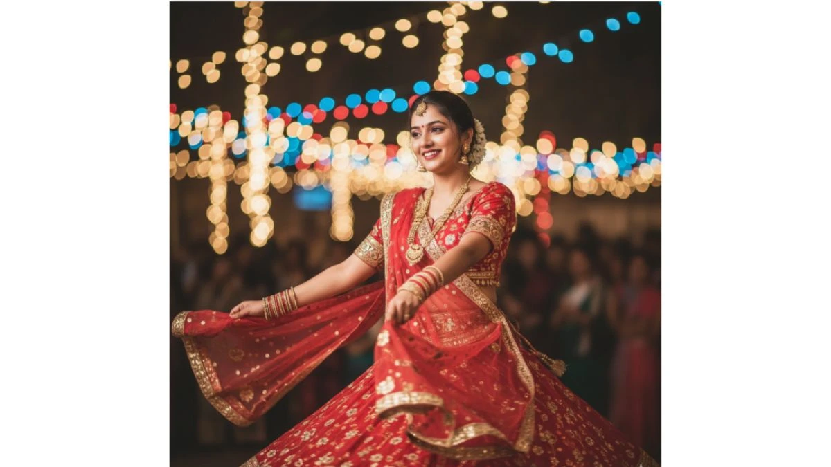 10 Google Gemini AI Navratri Prompts Copy Paste to Make Realistic AI Dandiya and Garba Night Pictures