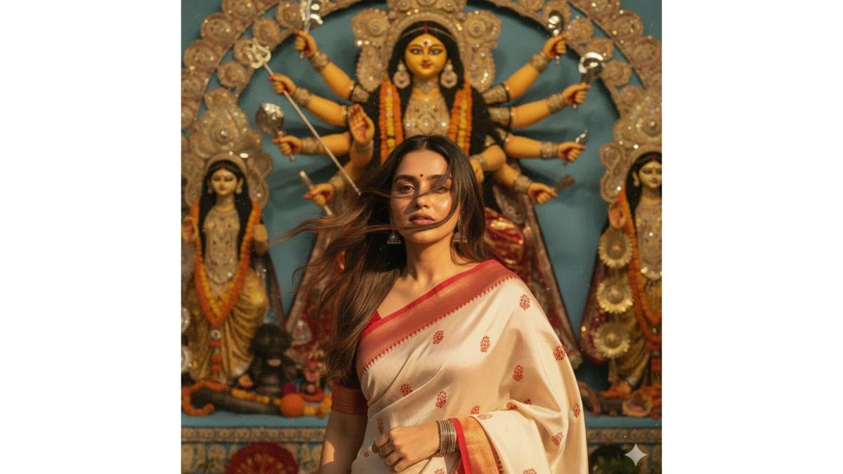 10 Free Durga Puja and Navratri Gemini Ai Photo Editor Prompts Copy Paste for Girls: Create Vibrant Chaniya-choli Edits in Seconds