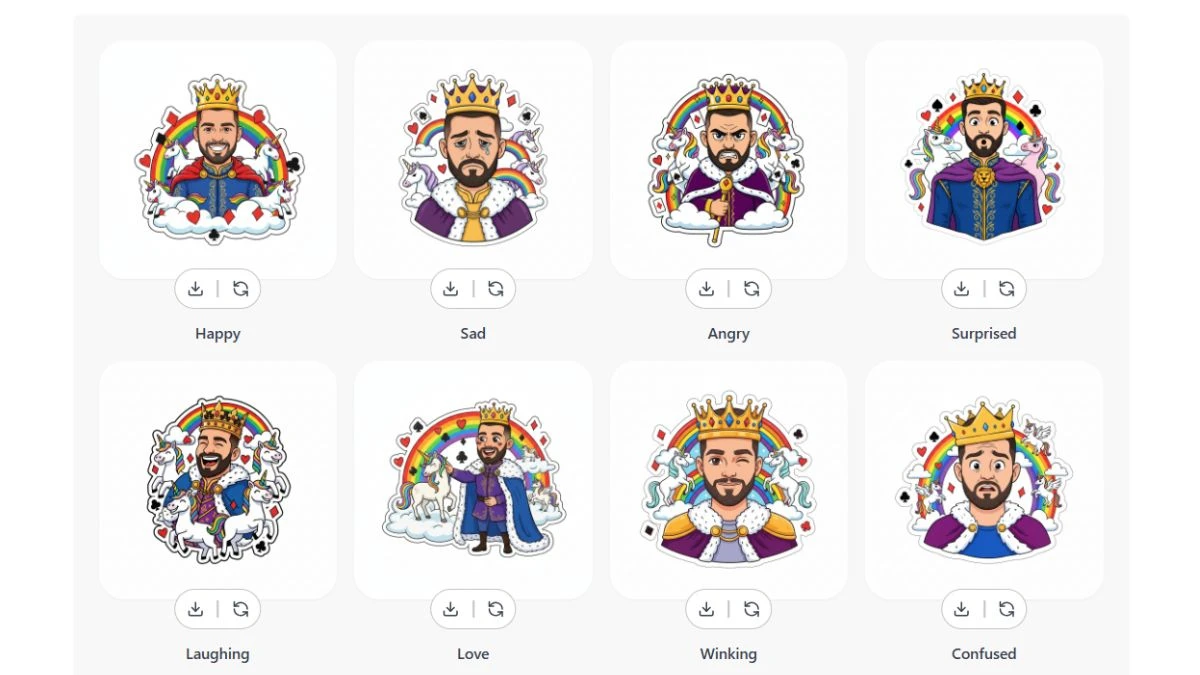Turn Any Image Into a Custom Sticker Set Using Gemini Ai Nano Banana Template Made in Canvas