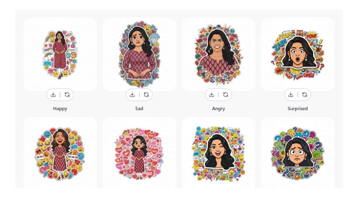 Turn Any Image Into a Custom Sticker Set Using Gemini Ai Nano Banana Template Made in Canvas