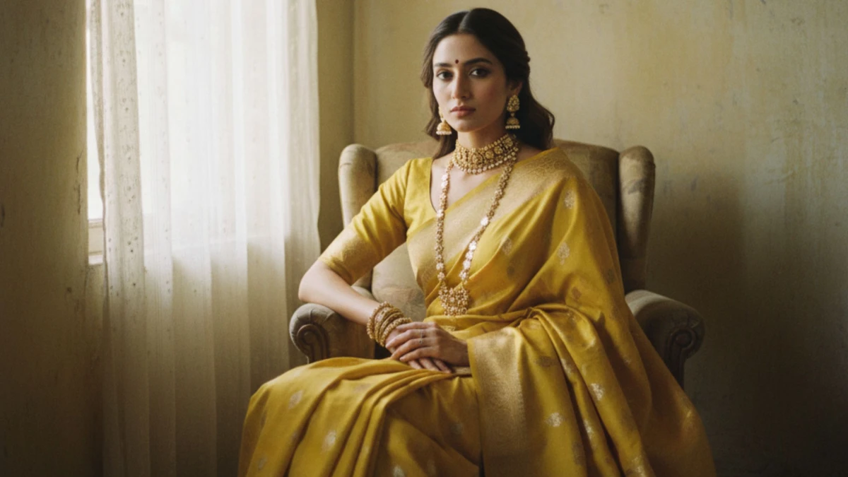 10+ Vintage Retro-style Gemini AI Photo Prompts for Saree Look