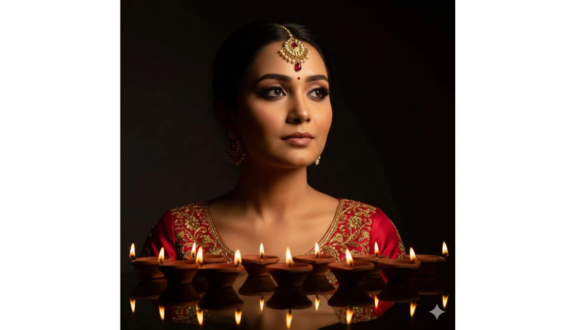 9 Magical Diwali Gemini AI Portrait Phot Editing Prompts for Girls: Create Your Own Cinematic Diwali Glow