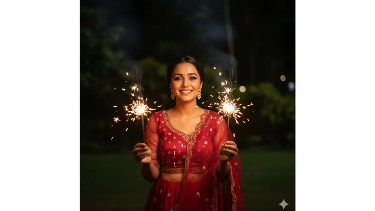 9 Magical Diwali Gemini AI Portrait Phot Editing Prompts for Girls: Create Your Own Cinematic Diwali Glow