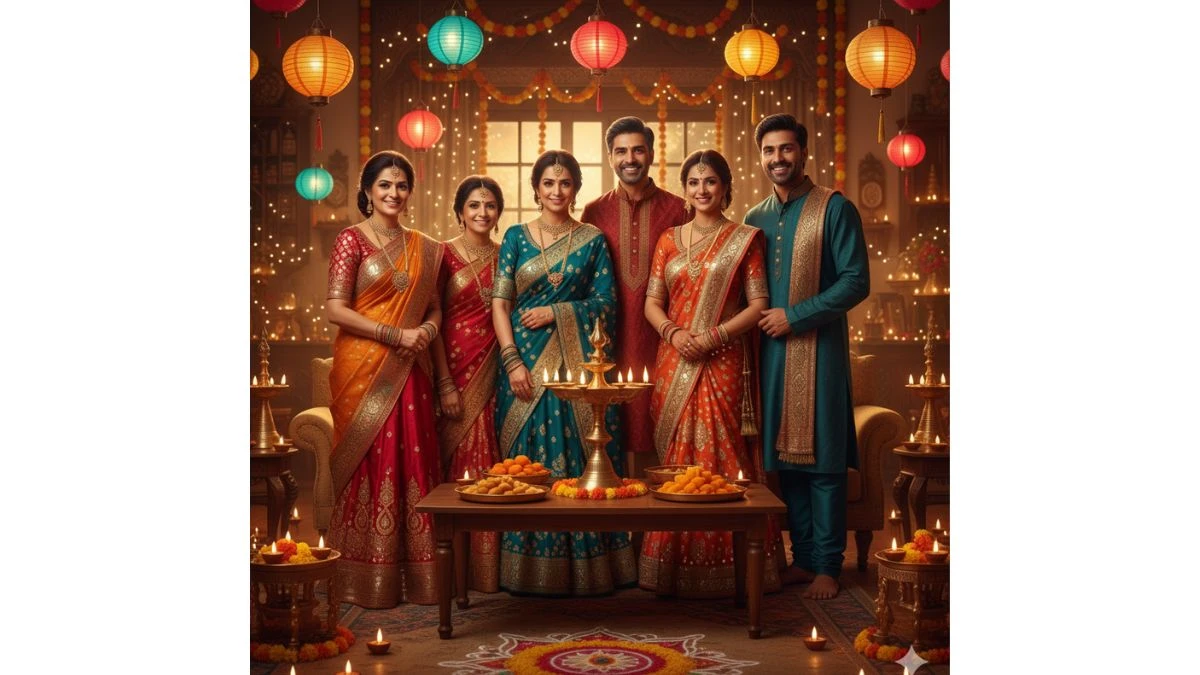10 Must-Try Gemini AI Diwali Family Photo Editing Prompts to Create Stunning Realistic 4K Festive Portraits