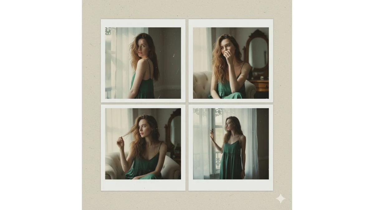 Gemini AI Photo Editor Retro Image Prompts for Girls: Try These Prompts to Create Polaroid-style Portraits