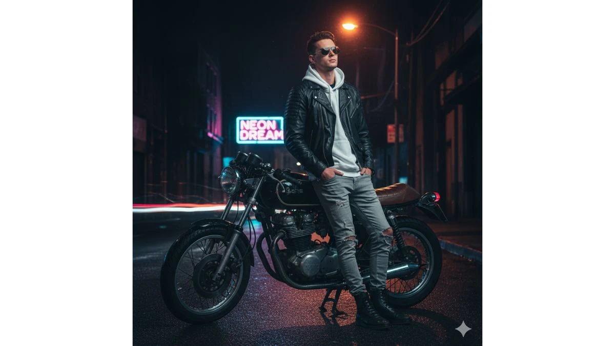 Top 6 Ultra-Realistic Motorcycle Portrait Gemini AI Photo Prompts for Boys To Create Cinematic Motorcycle Portrait