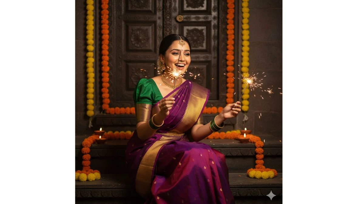 9 Magical Diwali Gemini AI Portrait Phot Editing Prompts for Girls: Create Your Own Cinematic Diwali Glow