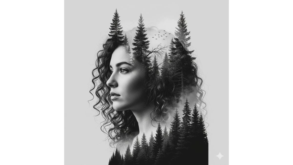 10 Gemini AI Photo Editing Prompts Copy-Paste for Girls to Create Dreamy Cinematic Double Exposure Portraits