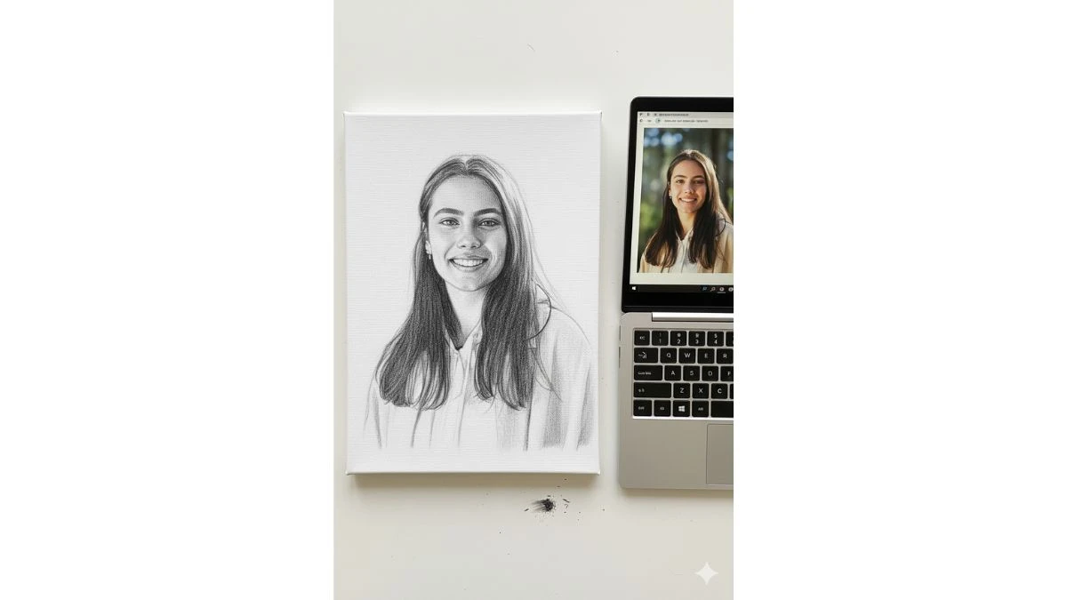 6 Instagram New Trend Gemini AI Photo Editor Prompts to Create Hyper-Realistic 3D Graphite Pencil Sketch of Your Face