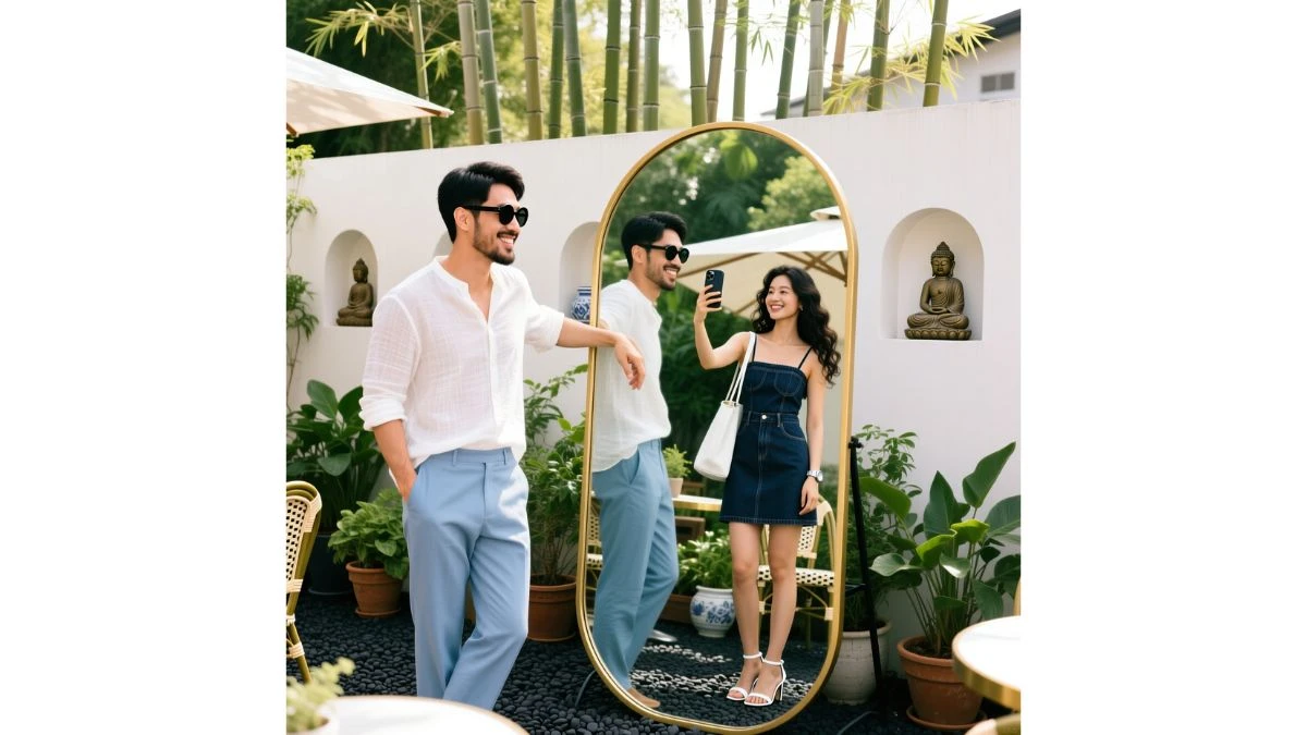 5 Qwen AI Photo Editing Prompts for Couple to Create Instagram-Worthy Realistic 4K Mirror Selfie Portraits