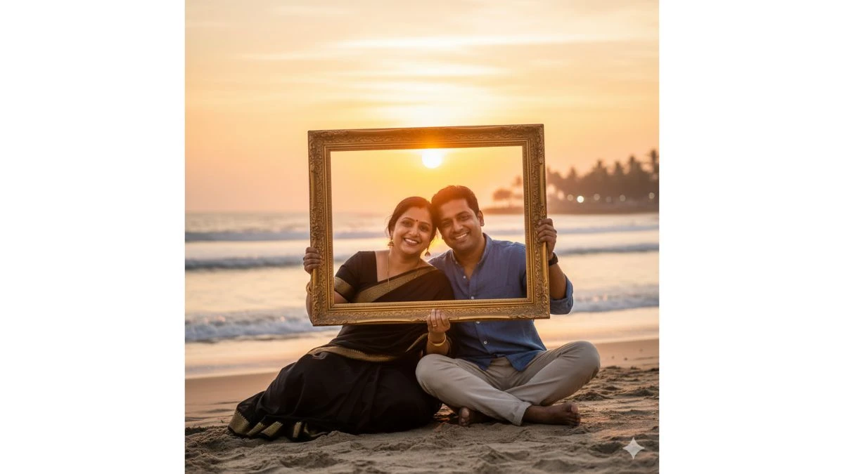 7 Instagram Trending ChatGPT Photo Editing Prompts Copy-Paste for Couples to Create Stunning 4K Sunset Portraits