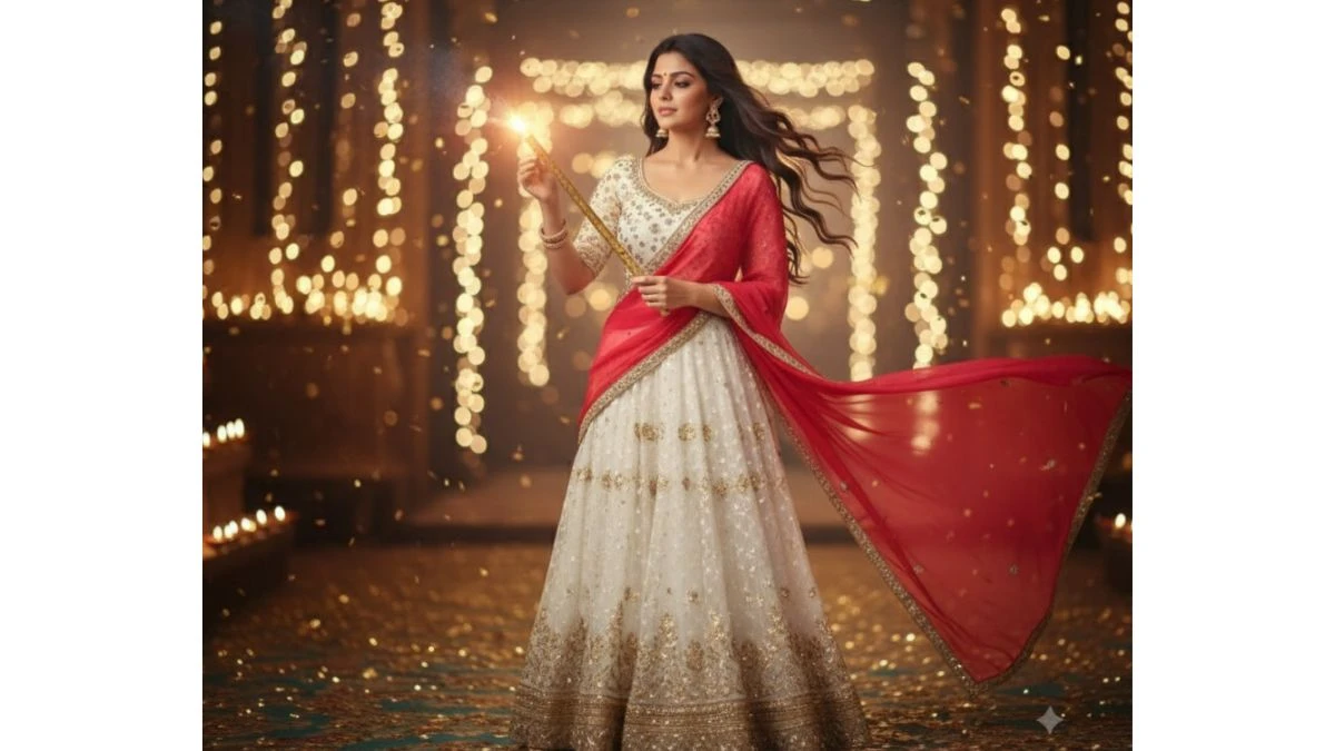 20 Google Gemini AI Viral Diwali Photo Editing Prompts Copy-Paste for Girls – Retro 4K Stunning Professional Portraits