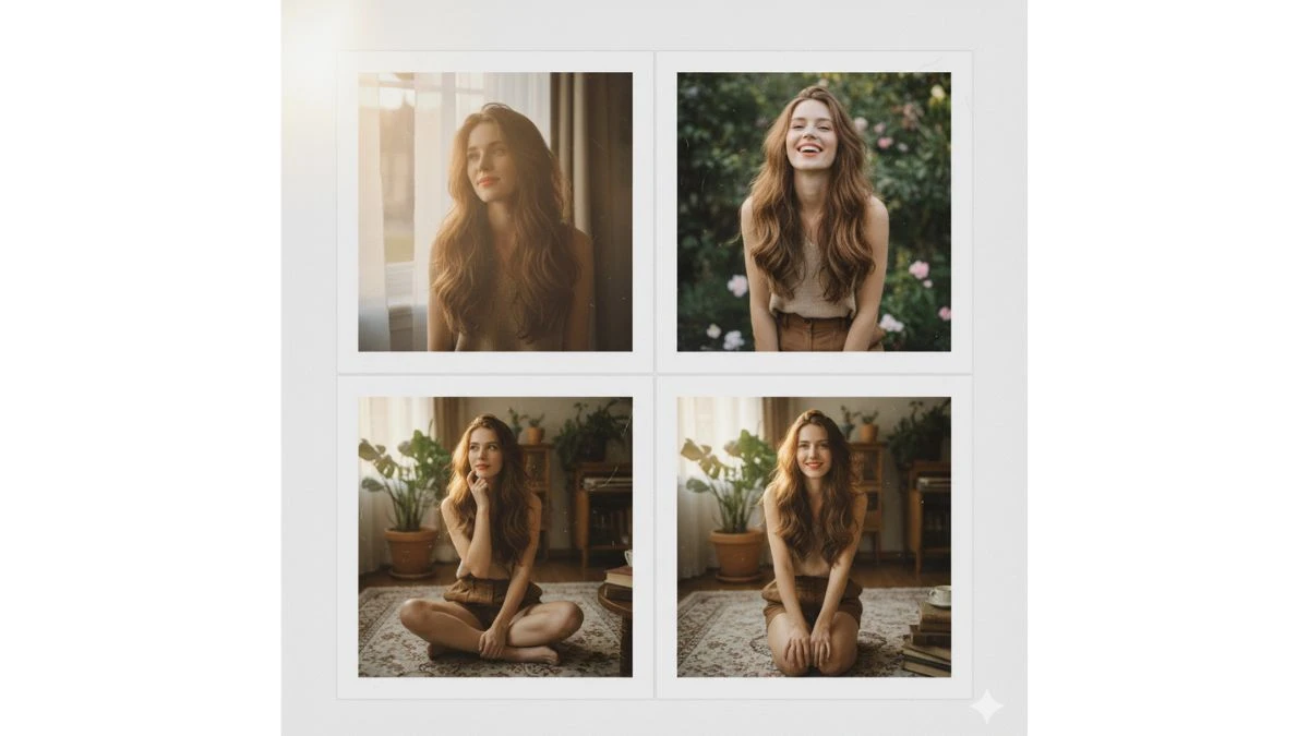 Gemini AI Photo Editor Retro Image Prompts for Girls: Try These Prompts to Create Polaroid-style Portraits