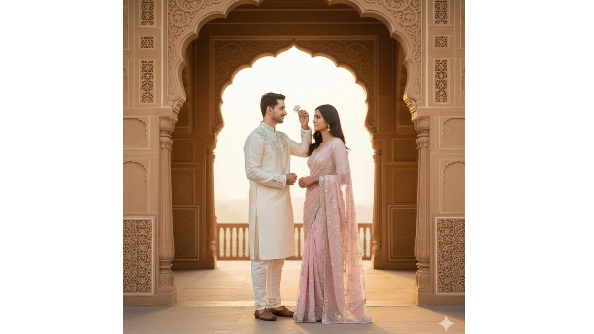 10 Romantic Gemini AI Photo Editing Prompts for Couples in a Royal Palace Setting