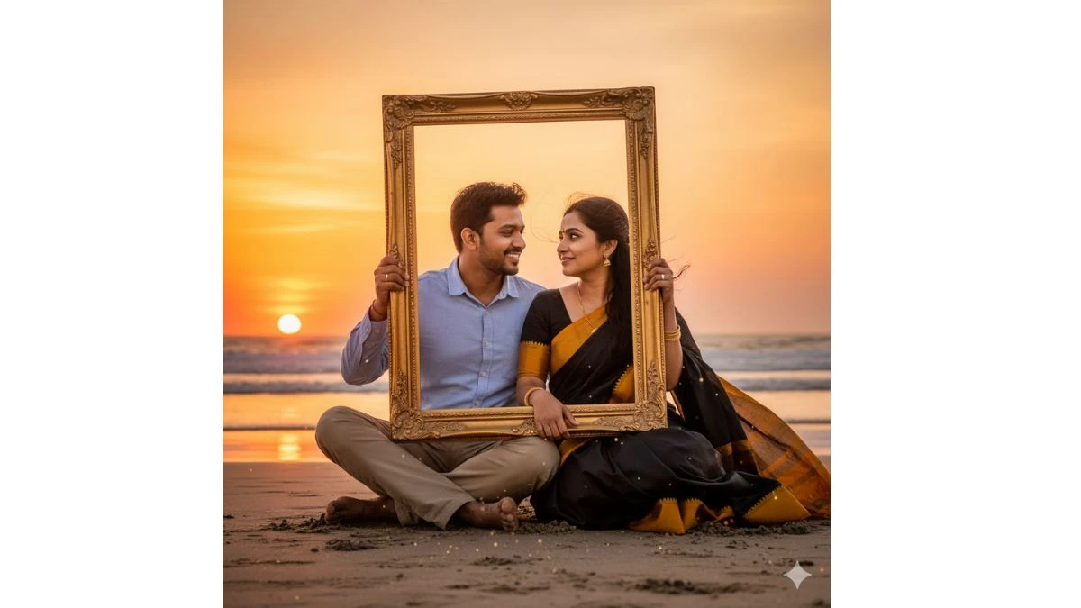 7 Instagram Trending ChatGPT Photo Editing Prompts Copy-Paste for Couples to Create Stunning 4K Sunset Portraits