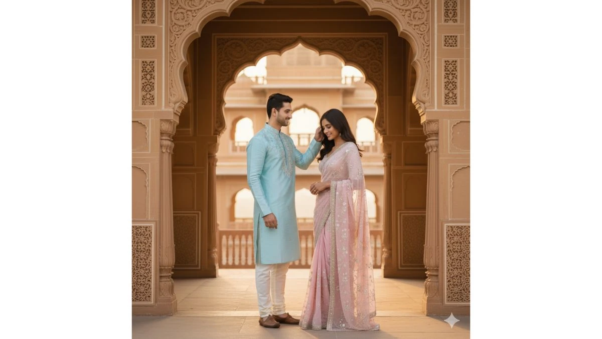 10 Romantic Gemini AI Photo Editing Prompts for Couples in a Royal Palace Setting