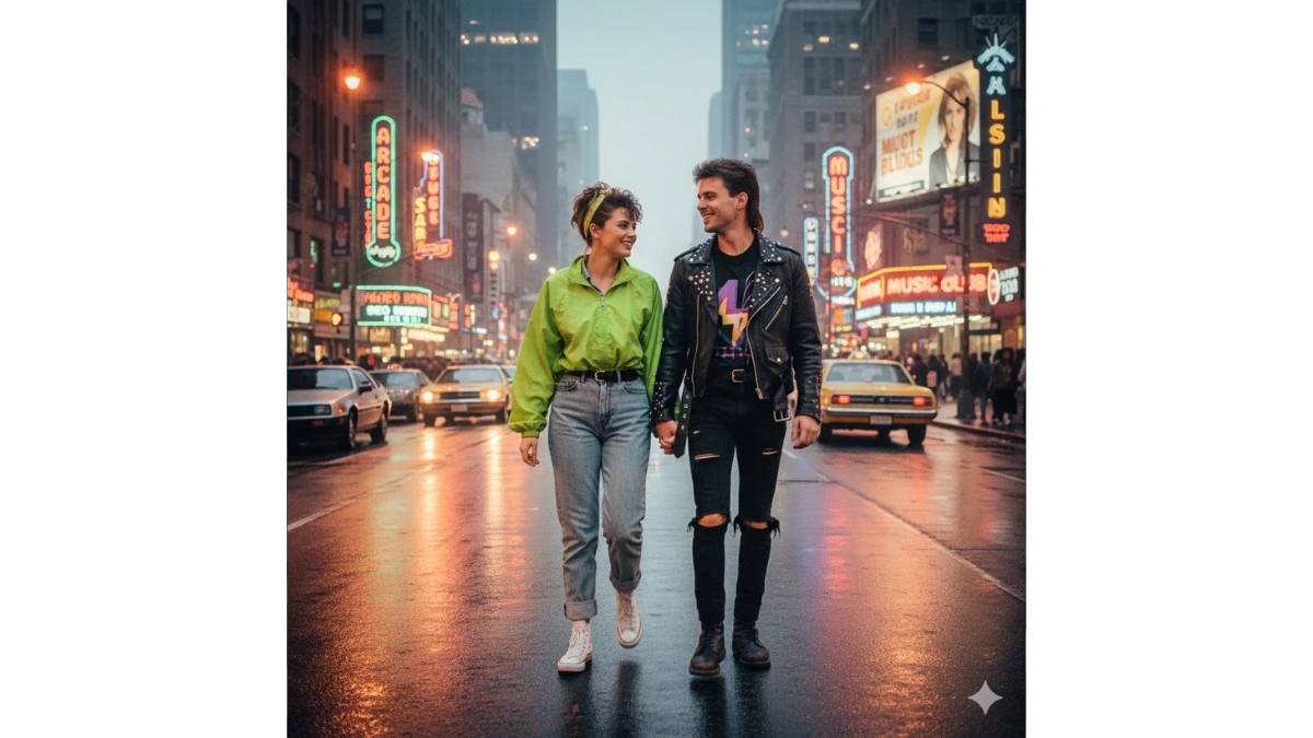 80’s Inspired Google Gemini Nano Photo Editing Prompts Copy-Paste to Create Nostalgic Vintage Retro Style Photos