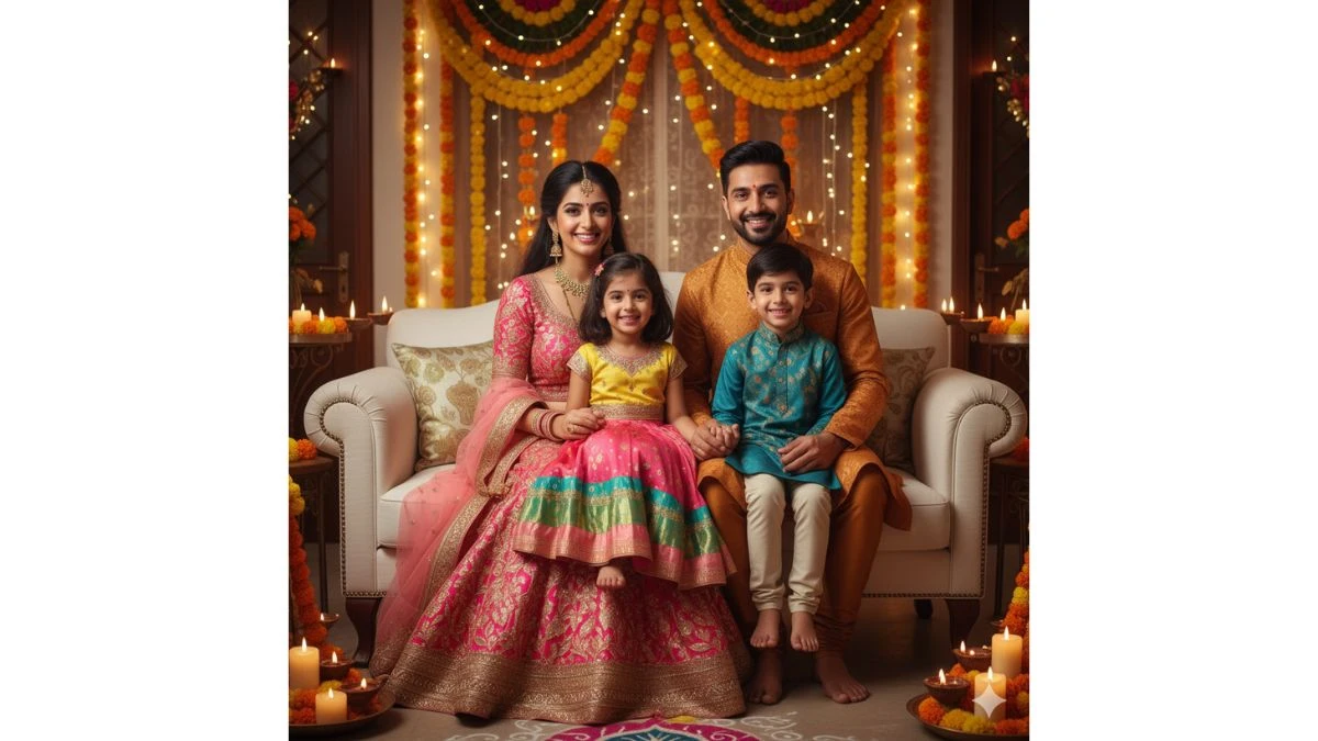 10 Must-Try Gemini AI Diwali Family Photo Editing Prompts to Create Stunning Realistic 4K Festive Portraits