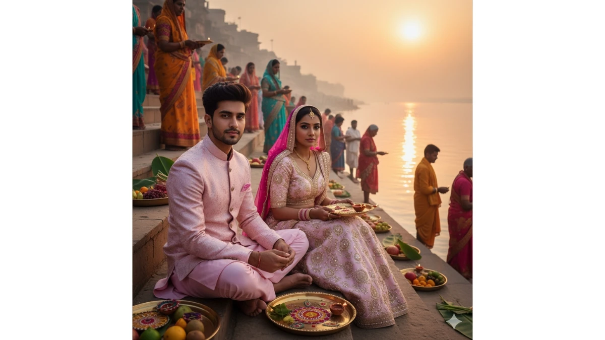 Chhath Puja 2025 Gemini AI Prompts for Couples, Girls and Boys: Create Cinematic Festive photos