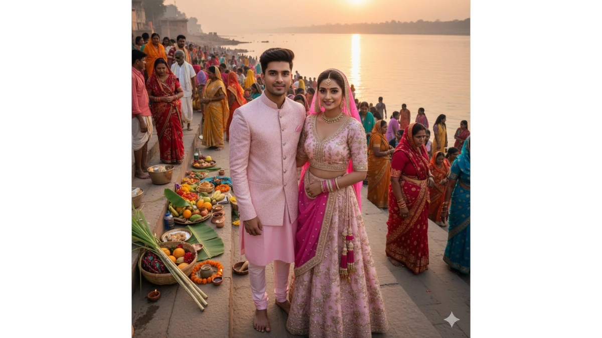 Chhath Puja 2025 Gemini AI Prompts for Couples, Girls and Boys: Create Cinematic Festive photos