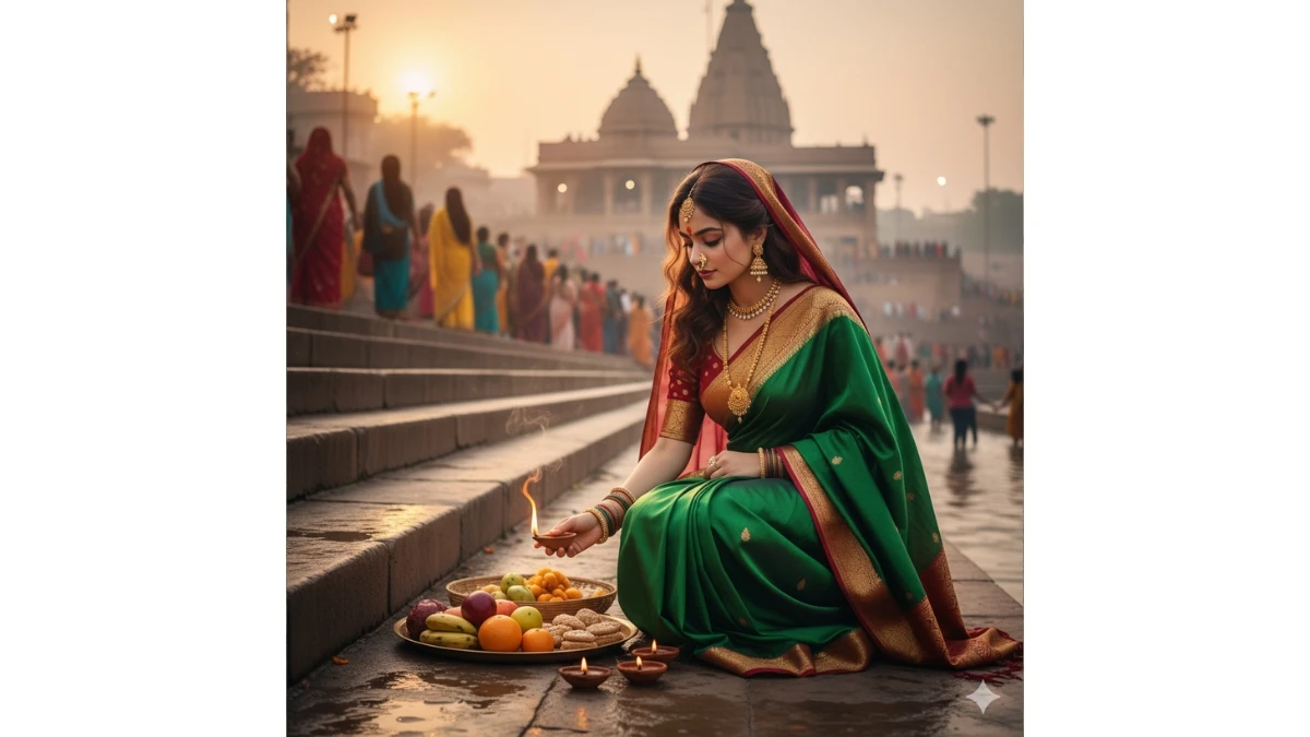 Chhath Puja 2025 Gemini AI Prompts for Couples, Girls and Boys: Create Cinematic Festive photos