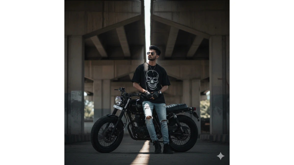 8 Gemini AI Photo Editing Prompts to Create Jaw-Dropping Ultra-Realistic Urban Rider Cinematic Motorcycle Stunning Portraits Street Beast & Night Cruiser Edition
