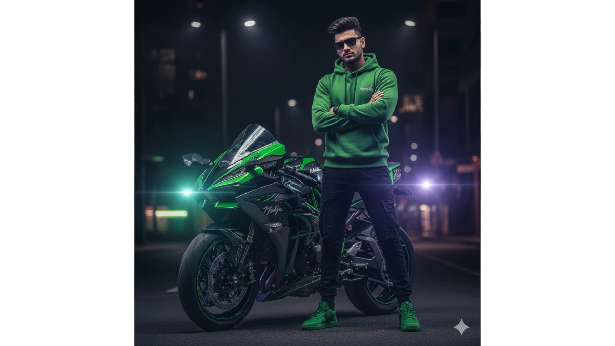 8 Gemini AI Photo Editing Prompts to Create Jaw-Dropping Ultra-Realistic Urban Rider Cinematic Motorcycle Stunning Portraits Street Beast & Night Cruiser Edition