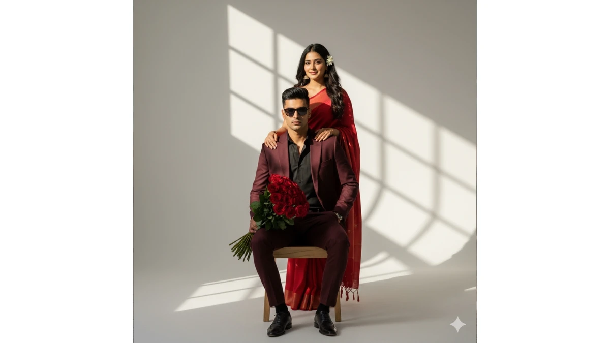 20 Google Gemini AI Photo Editing Prompts Copy-Paste for Couples to Create Cinematic Golden Hour 4K Professional Portraits for Instagram