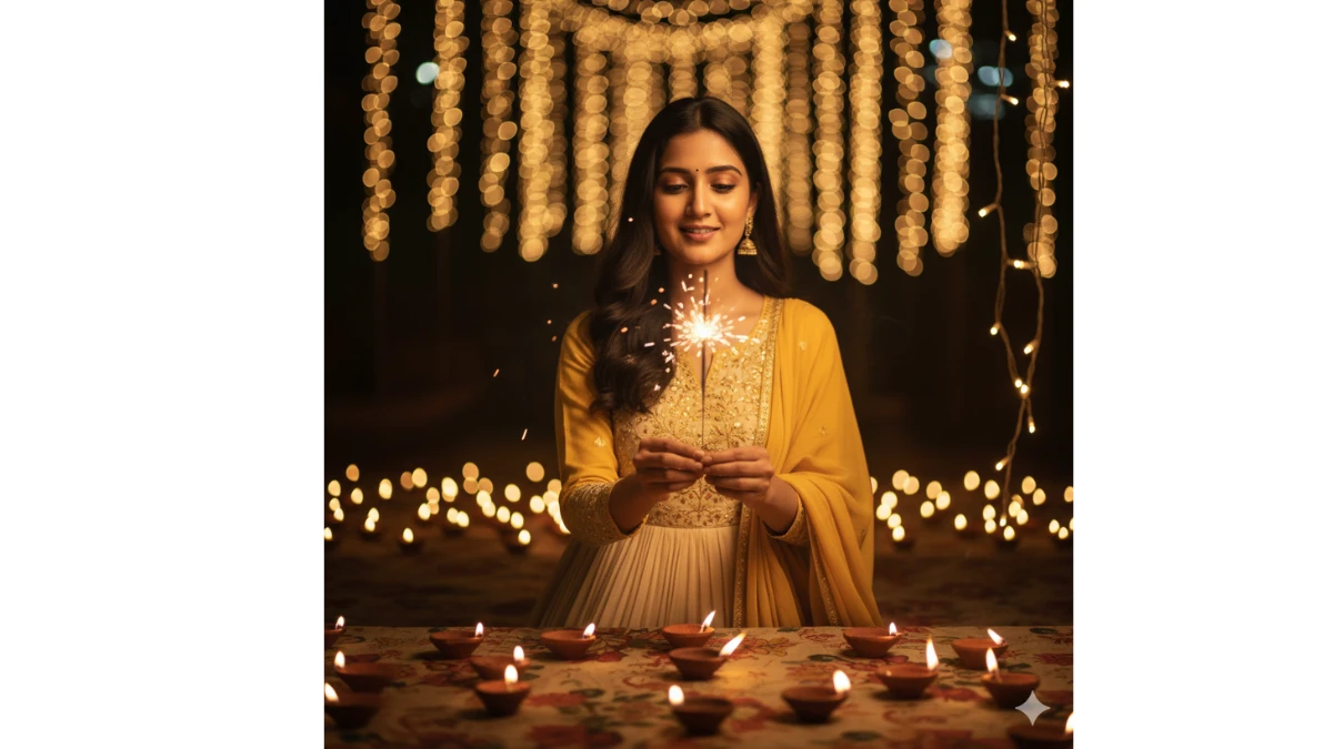Top 6 Diwali Gemini AI Photo Editing Prompts For Girls to Stunning 4K Cinematic Festive Portraits