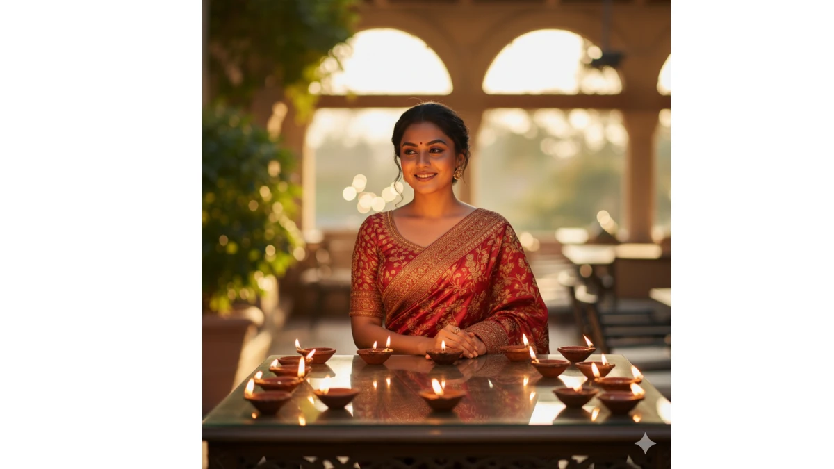 5 Gemini AI Diwali Photo Editing Prompts Copy-Paste for Girls - Celebrate this Diwali 2025 with 90s-inspired AI portraits