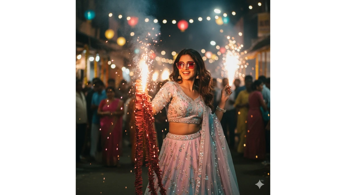 7 Gemini AI Photo Editing Copy Paste Prompts for Girls to Create Stunning 4K Diwali Cinematic Portraits