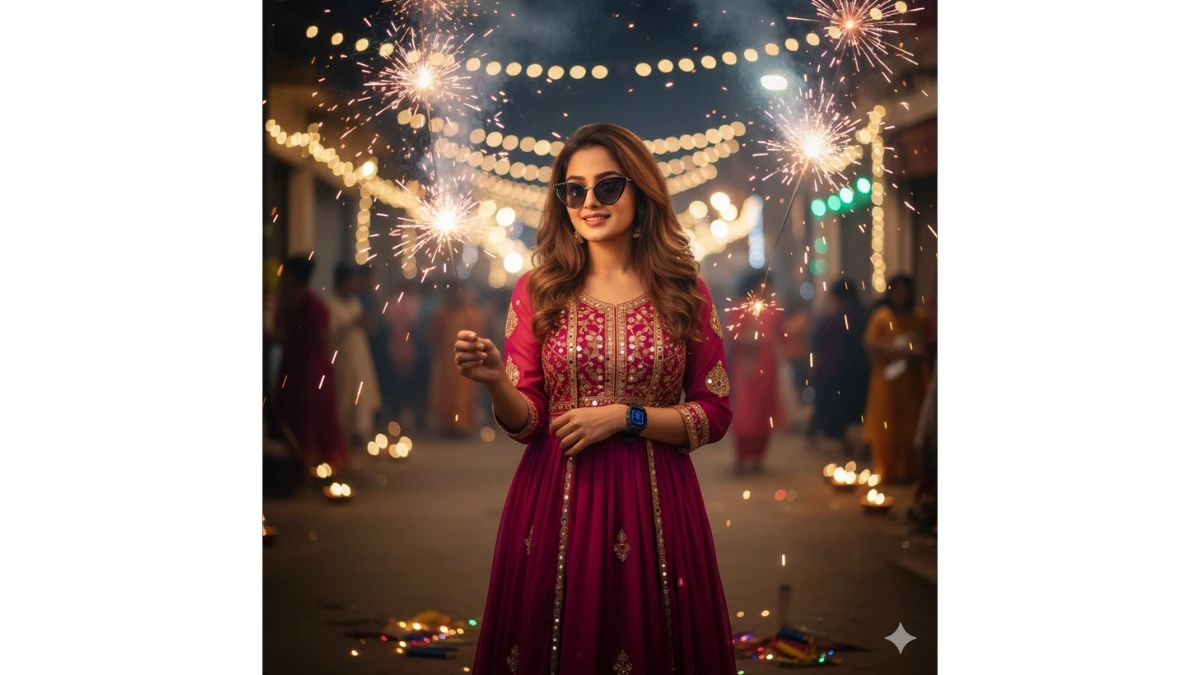 7 Gemini AI Photo Editing Copy Paste Prompts for Girls to Create Stunning 4K Diwali Cinematic Portraits
