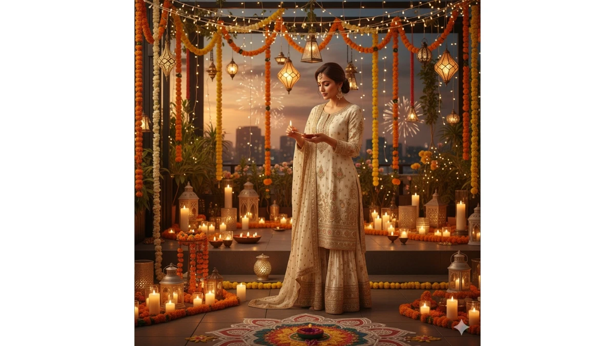 7 Gemini AI Photo Editing Copy Paste Prompts for Girls to Create Stunning 4K Diwali Cinematic Portraits